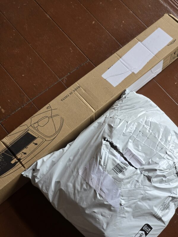 届いた荷物